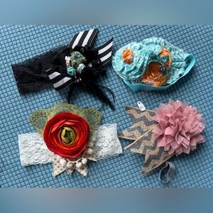 Handmade baby / toddler soft band headbands. Perfect for photos!!!